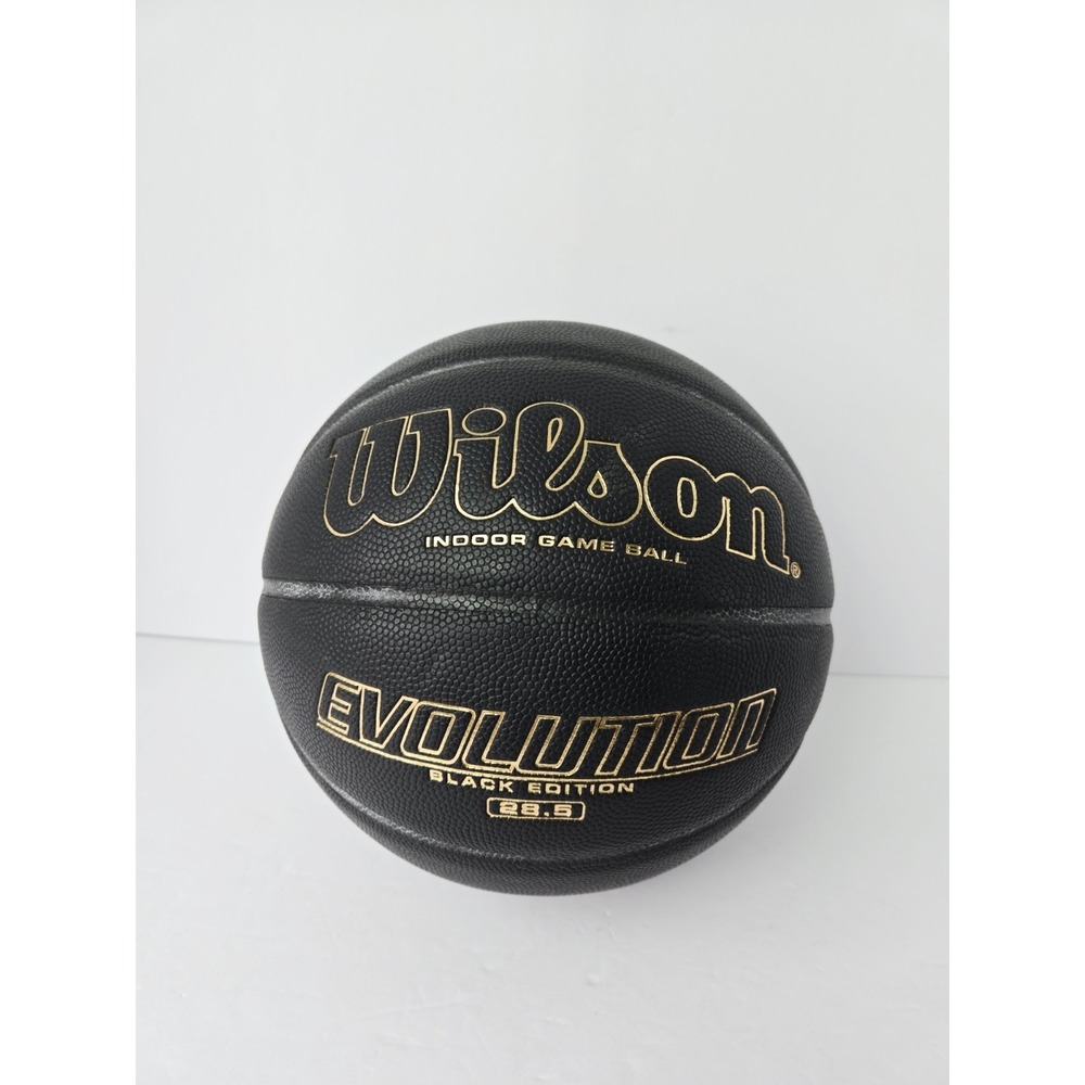Wilson Evolution Black Gold Edition Basketball 28.5 indoor game ball